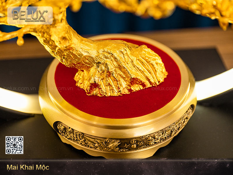 Mai khai mộc mạ vàng 24k&nbsp;
